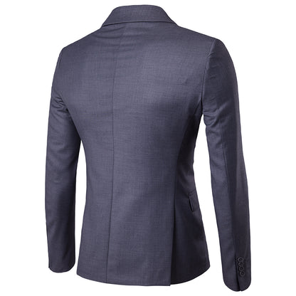 Men Fashion Business Casual Blazers Suit Slim Fit Groom Groomsman Male Wedding Suits Blazer Jackets 9 Colors XF001-B