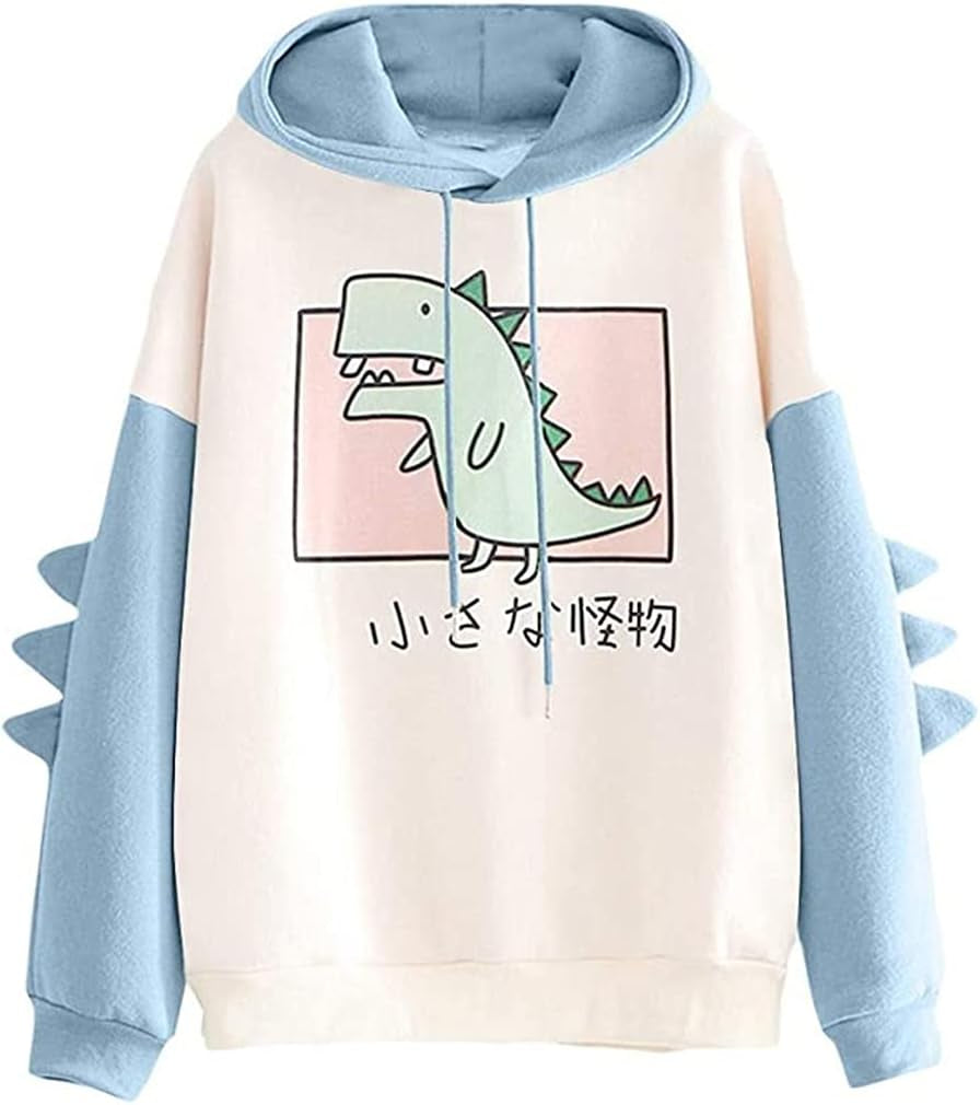 Trendy  Hooded Sweatshirt for Teen Girls - Cute Long Sleeve Pullover Tops