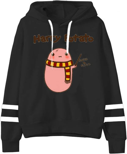 Trendy  Hooded Sweatshirt for Teen Girls - Cute Long Sleeve Pullover Tops