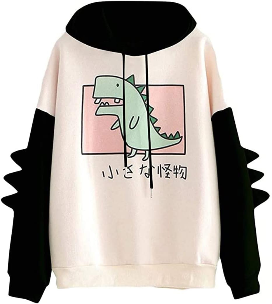 Trendy  Hooded Sweatshirt for Teen Girls - Cute Long Sleeve Pullover Tops