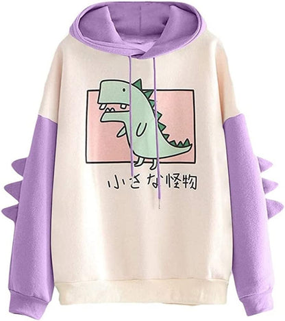 Trendy  Hooded Sweatshirt for Teen Girls - Cute Long Sleeve Pullover Tops