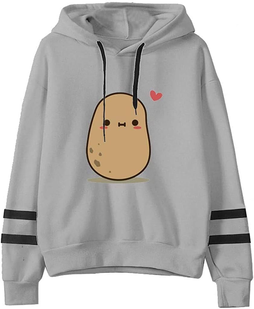 Trendy  Hooded Sweatshirt for Teen Girls - Cute Long Sleeve Pullover Tops