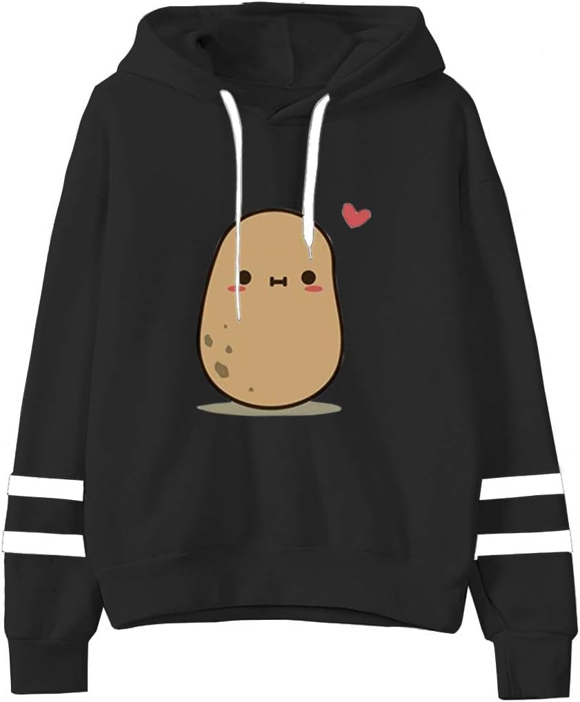 Trendy  Hooded Sweatshirt for Teen Girls - Cute Long Sleeve Pullover Tops