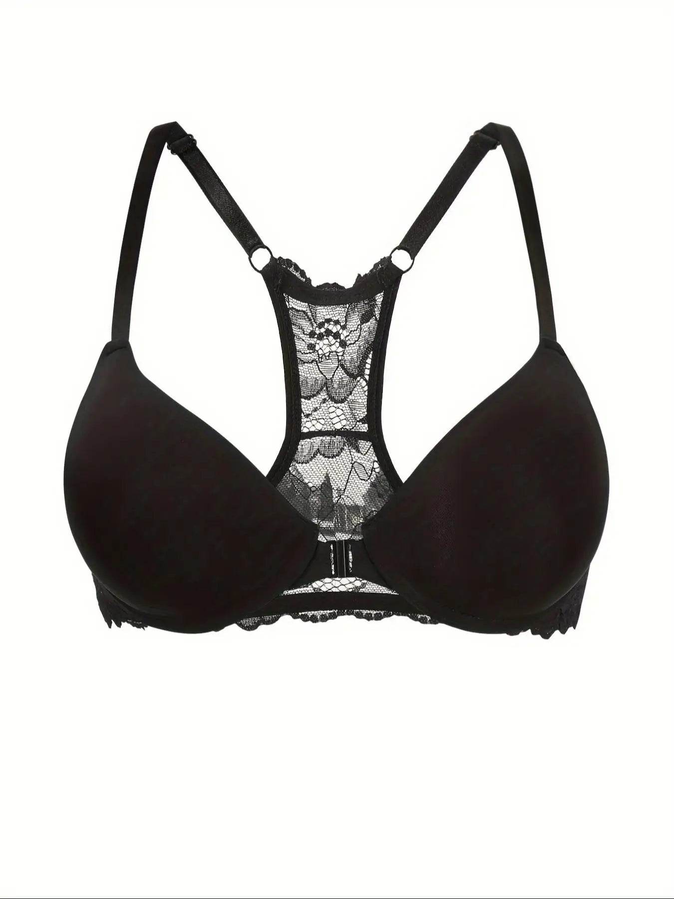 Front button sexy deep v bra for women, lace beautiful back underwear, push-up, comfortable, beautiful, intimate bra for women