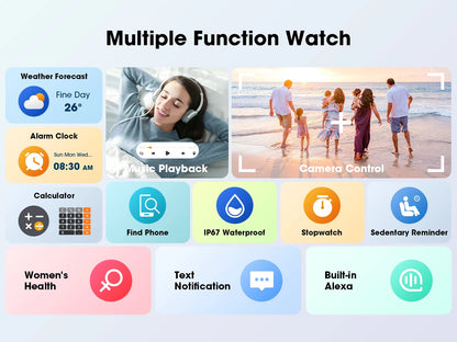 Karchilor 2025 Women'S Smartwatch Bluetooth Call 1.39 Touch Screen smart watches for men Health MonitoringIp67Waterproof Fitness