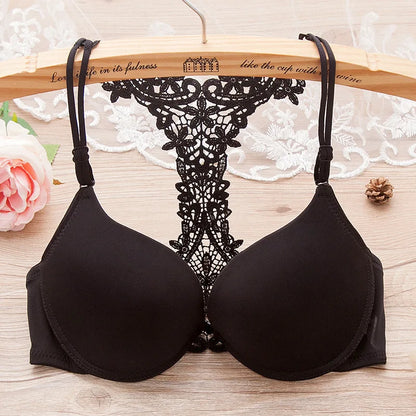 SHENGMEIYU New Fashioin Style Beauty Back Seamless Front Buckle Sexy Push Up Bra Underwear Brassiere Lingerie Underwire Bralette