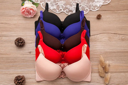 SHENGMEIYU New Fashioin Style Beauty Back Seamless Front Buckle Sexy Push Up Bra Underwear Brassiere Lingerie Underwire Bralette