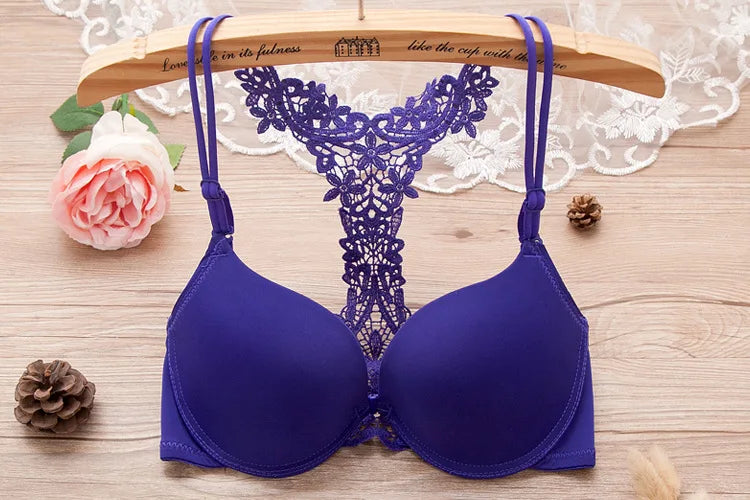 SHENGMEIYU New Fashioin Style Beauty Back Seamless Front Buckle Sexy Push Up Bra Underwear Brassiere Lingerie Underwire Bralette