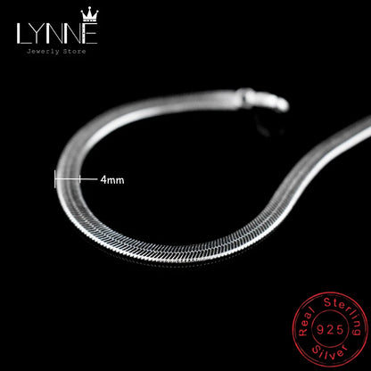 Hot 925 Sterling Silver Unisex Simple Flat Snake Anklets Women Jewelry Punk Rock Glossy Blade Style Bare Foot Chain Bracelets