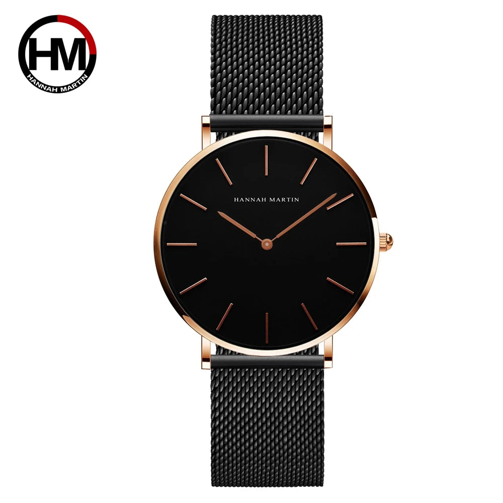 Drop Shipping A++++ Quality Stainless Steel Band Japan Quartz Movement Waterproof Women Full Rose Gold Ladies Luxury Wrist Watch