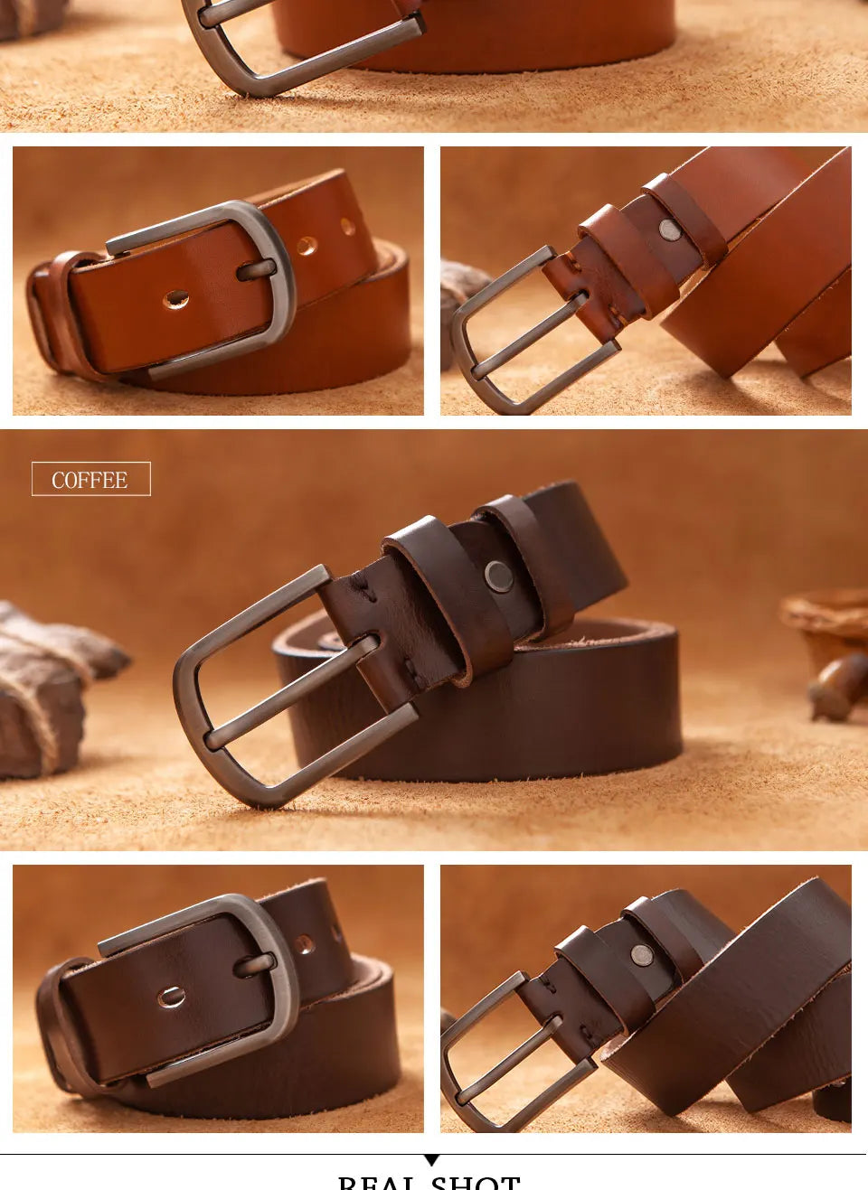 Top Cow genuine leather belts for men luxury designer high quality fashion style vintage brown cowboy male belt