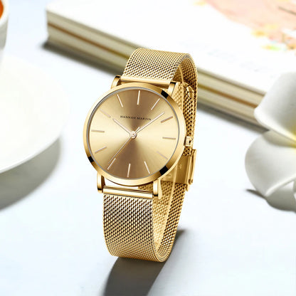 Drop Shipping A++++ Quality Stainless Steel Band Japan Quartz Movement Waterproof Women Full Rose Gold Ladies Luxury Wrist Watch