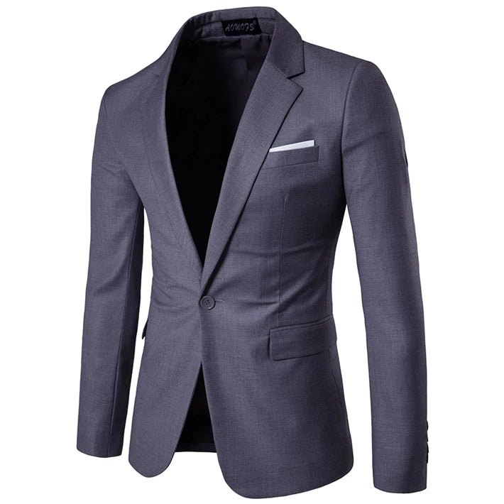 Men's Purple One Button Slim Fit Suit Blazer 2023 Spring New Wedding Business Tuxedo Blazer Jacket Men Costume Homme Mariage 6XL