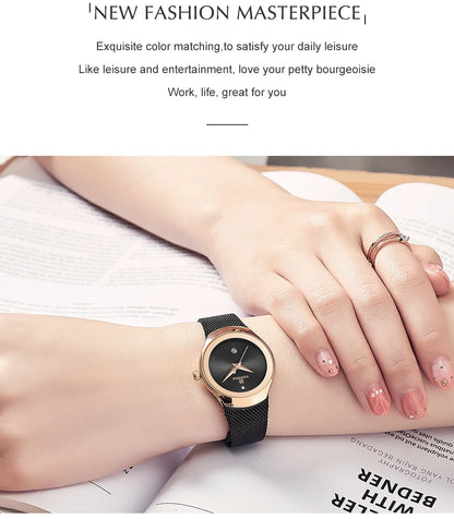 NAVIFORCE Watch Women Fashion Dress Quartz Watches Lady Stainless Steel Waterproof Wristwatch Simple Girl Clock Relogio Feminino