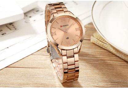 CURREN Gold Watch Women Watches Ladies Creative Steel Women's Bracelet Watches Female Clock Relogio Feminino Montre Femme