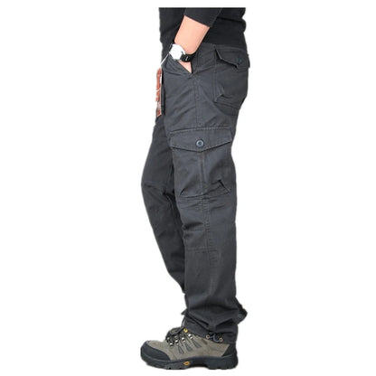 2025 Tactical Pants Men Black Cotton ix9 Zipper Streetwear Autumn Overalls Cargo Pants Men Trousers Spring Autumn