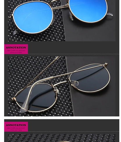 LeonLion 2025 Round Retro Sunglasses Men Round Vintage Glasses for Men/Women Luxury Eyewear Men Metal Lunette Soleil Homme UV400