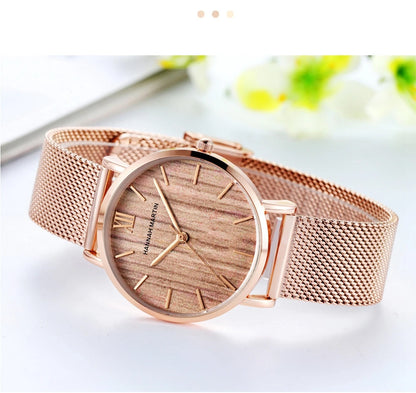 Drop Shipping A++++ Quality Stainless Steel Band Japan Quartz Movement Waterproof Women Full Rose Gold Ladies Luxury Wrist Watch