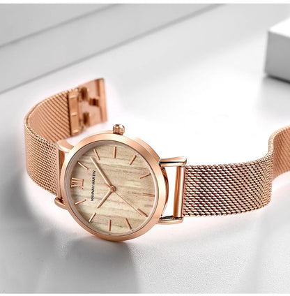 Drop Shipping A++++ Quality Stainless Steel Band Japan Quartz Movement Waterproof Women Full Rose Gold Ladies Luxury Wrist Watch