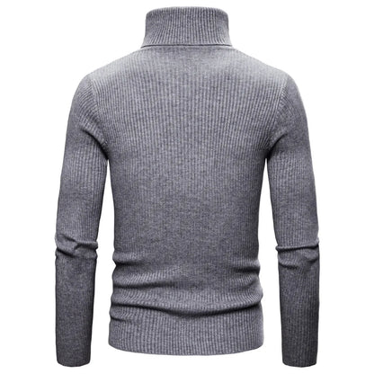 Autumn and Winter  Men's Turtleneck Sweater Male  Version Casual All-match Knitted  Sweater