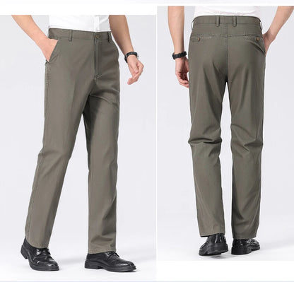 Mens Chino Pants Business Casual Dress Pants Spring Summer Autumn Trousers Lightweight Comfy Pants with Pockets