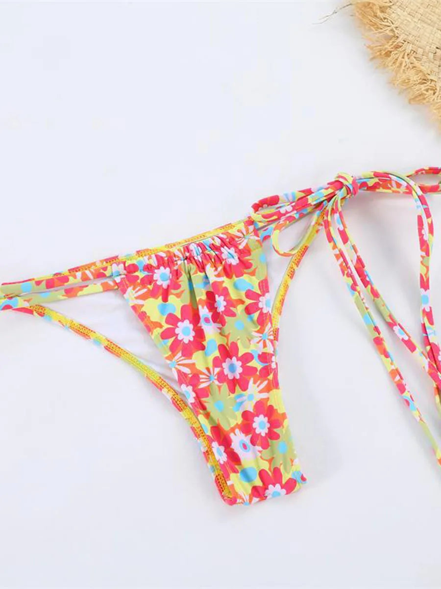 Sexy Women Bikini Micro Bikini Sets 2025 Push Up Female Swimsuit Thong Brazilian Swimwear Two Pieces Biquini Beach Swimming Suit