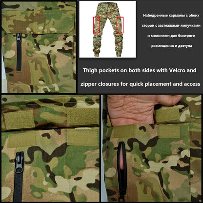 Mege Tactical Joggers Outdoor Ripstop Cargo Pants Working Clothing Hiking Trousers Men's Streetwear