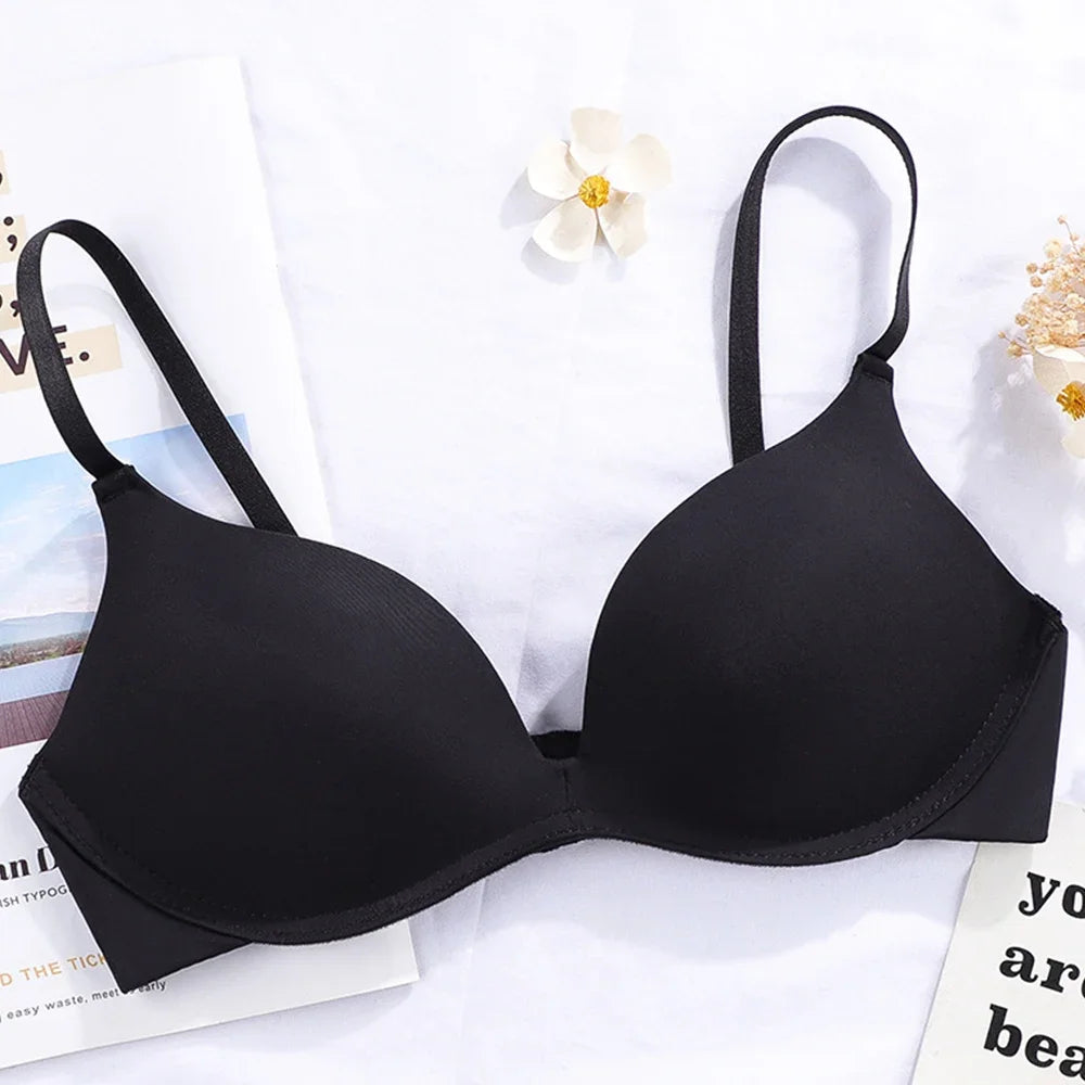 Super Push Up Bra Small Breast Front Closure Bras For Women Seamless Bra Thin Underwear Sexy Lingerie Female Intimate