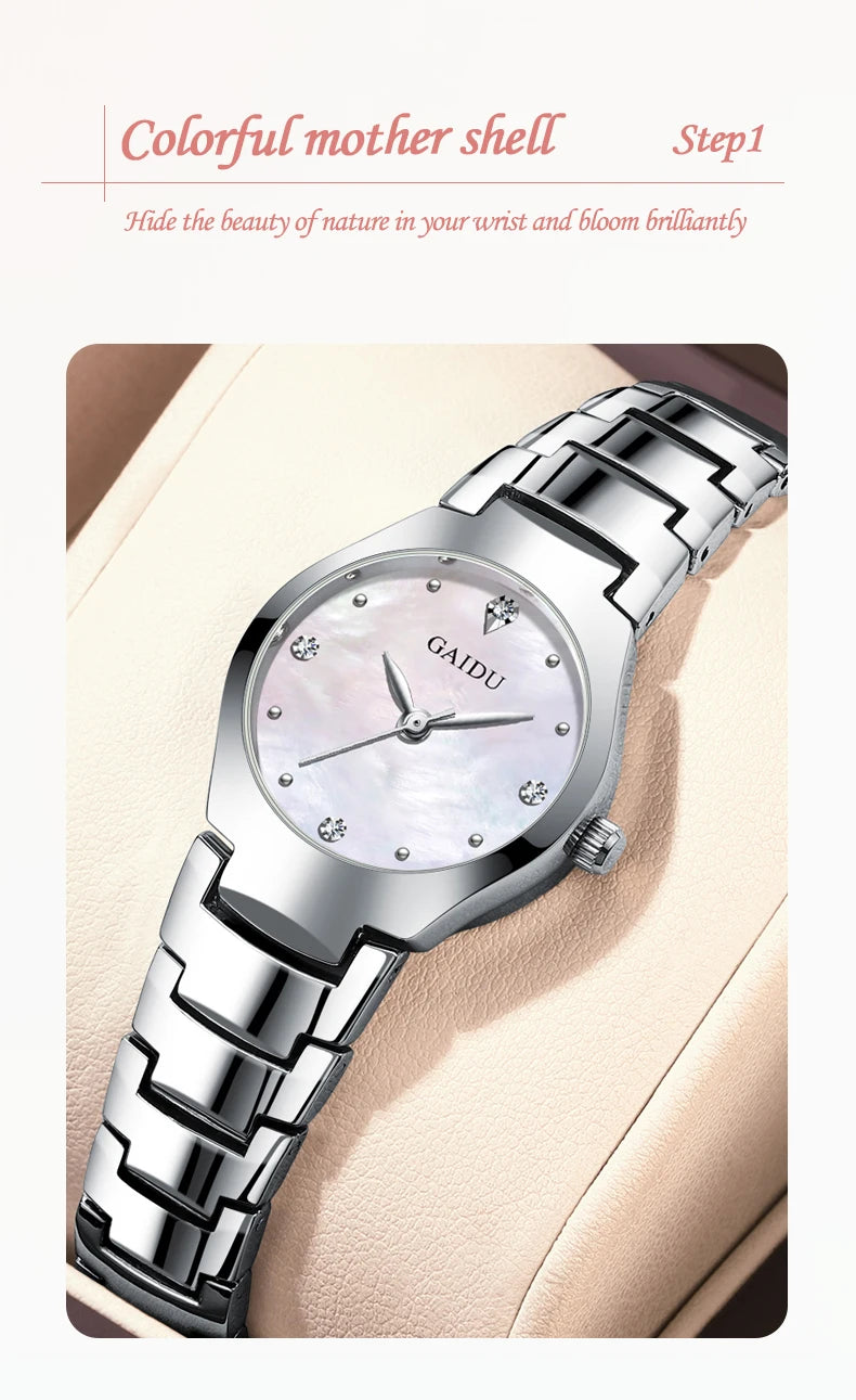 2025 Montre Femme GAIDU Watches For Woman	Top Luxury Brands For Ladies Watches	Montres Femmes Quartz Watches Women Reloj Hombre