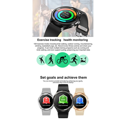 For Samsung Galaxy Watch 6 Classic Smartwatch Men's GPS Sports Fitness Women's Health Waterproof Bluetooth Call Smart Watch 2024