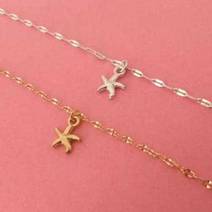 New Fashion Starfish Female Anklets Barefoot Sandals Foot Jewelry Leg New Anklets on Foot Ankle Bracelets Women Leg Chain Gifts