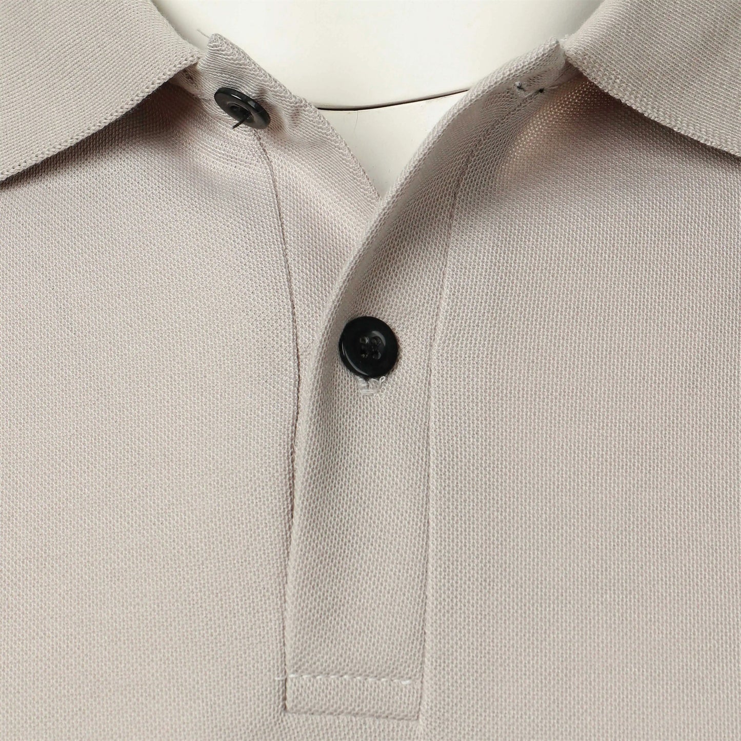 Men's solid color short-sleeved button-down lapel T-shirt casual top