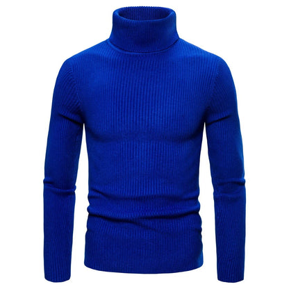 Autumn and Winter  Men's Turtleneck Sweater Male  Version Casual All-match Knitted  Sweater