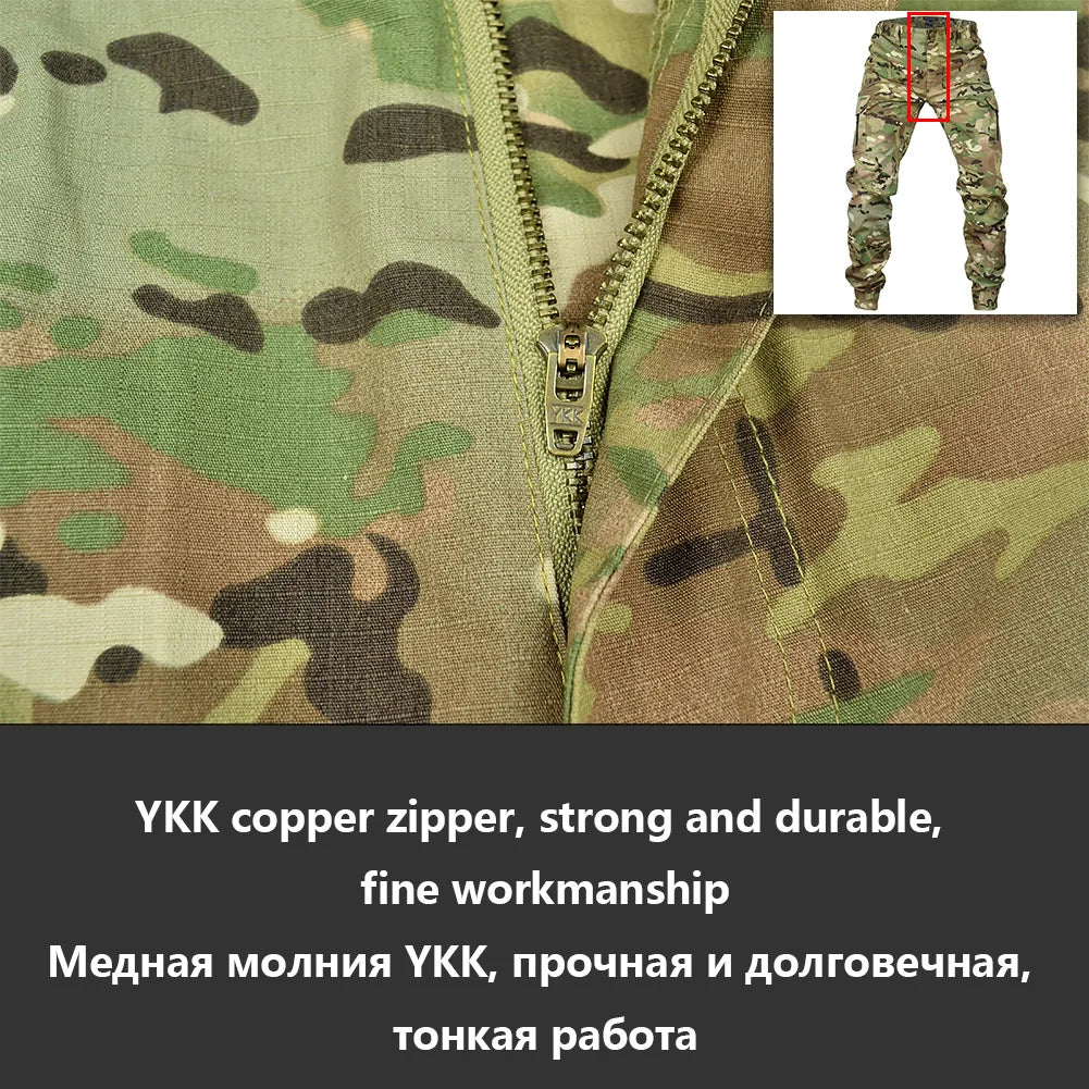 Mege Tactical Joggers Outdoor Ripstop Cargo Pants Working Clothing Hiking Trousers Men's Streetwear