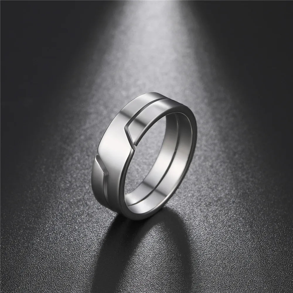 Skyrim Stainless Steel Ring for Men Women Black Minimalist Casual Finger Rings 2025 Couple Jewelry Wedding Gift for Lover