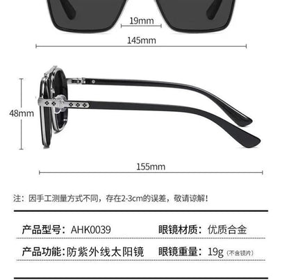 Trend Sunglasses For Men Professional Day Night Driver Sunglasses UV400 Retro Luxury Design Glasses vintage