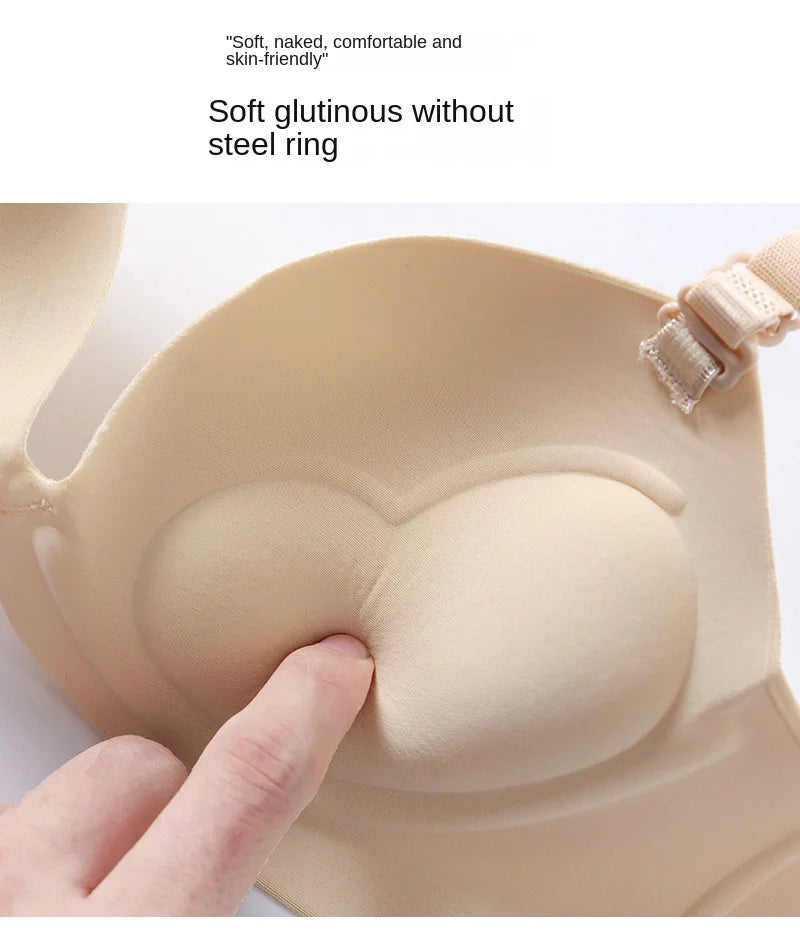 Women Seamless Bra Sexy Push Up Bralette No Wire Girls Students Breathable Lingerie Fashion 3/4 Cup Wireless Female Lingerie