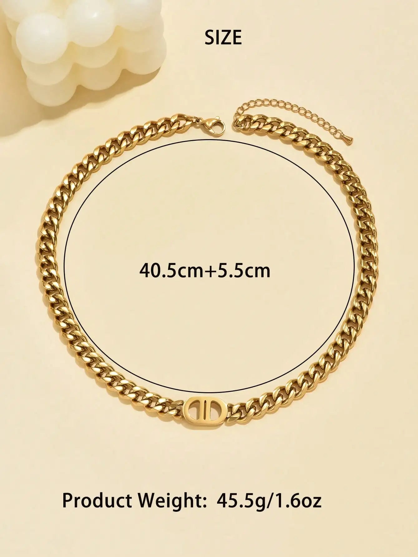 Stylish Double D Chain Stainless Steel Necklace Bracelet Can Be Worn By Both Men And Women Party Jewellery