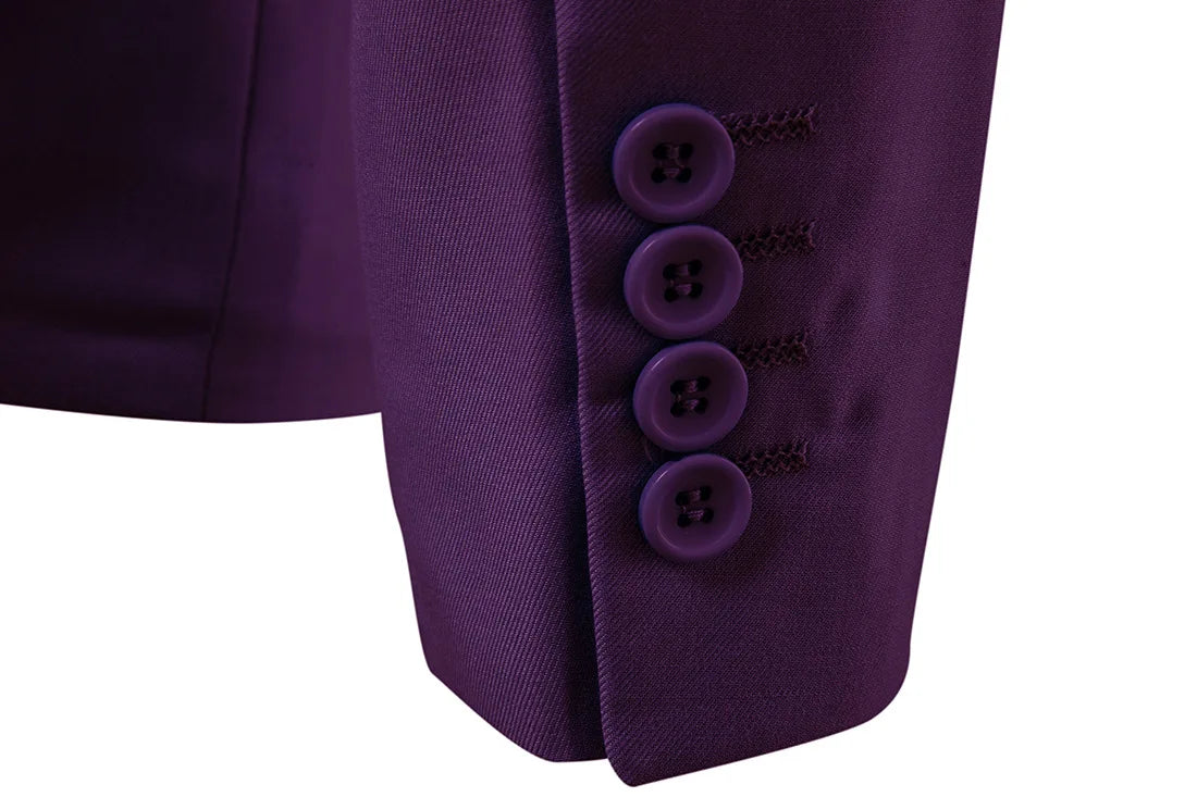 Business Casual Suit Man Best Man Wedding One Button Blazer Men's