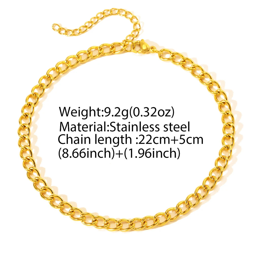 Stainless Steel Anklet Simple Popular Multi-Layer Chain Lovely Carved Delicate Anklet For Women Jewelry Party Gifts Daily Wear