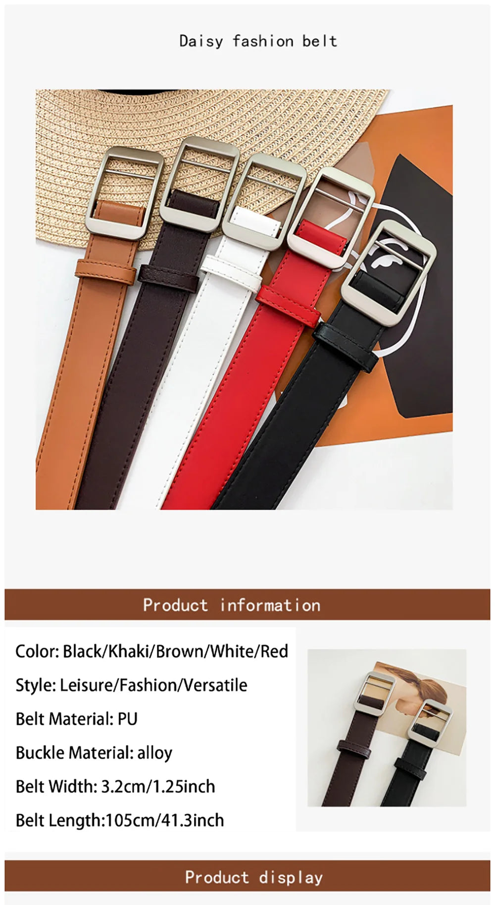 Unisex Free Size PU Leather Belt For Women No-Hole Buckle Luxury Designer Jeans Waist Belt Men Fashion Non-Porous Soft Waistband