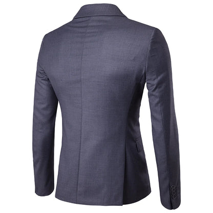 Business Casual Suit Man Best Man Wedding One Button Blazer Men's