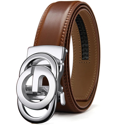 Famous Brand Men Belts Top Quality Genuine Luxury Leather Belts for Women Dress Metal Automatic Buckle Belt for Jeans Strap