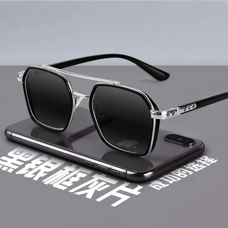 Trend Sunglasses For Men Professional Day Night Driver Sunglasses UV400 Retro Luxury Design Glasses vintage