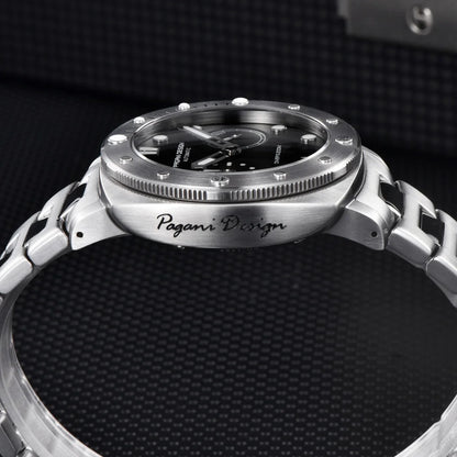 PAGANI DESIGN Men Automatic Mechanical Diver Watch, 200m Waterproof AR Sapphire Watch for Men, Top Brand Luxury Watch, PD1767