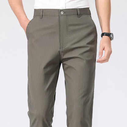 Mens Chino Pants Business Casual Dress Pants Spring Summer Autumn Trousers Lightweight Comfy Pants with Pockets