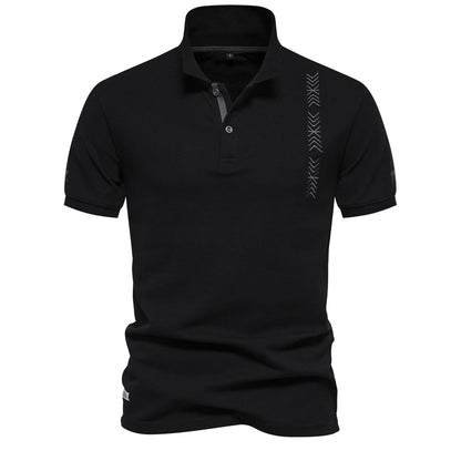 2024 New Summer 100% Cotton Polo Shirt for Men Brand Quality Embroidery Short Sleeve Mens Polos