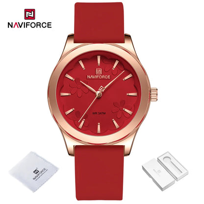 2024 NAVIFORCE New Female Fashion Elegant Wristwatch Quartz Waterproof and Shockproof Watches for Women Clock Reloj Mujer NF5051