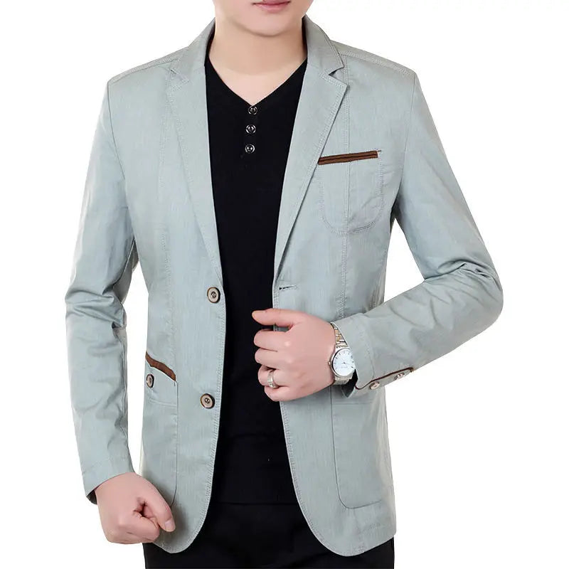 2025 New Men Suit Jacket Thin Blazers Spring Autumn Solid Business Casual Suit Jacket Men Clothing Blazer Hombre Coats