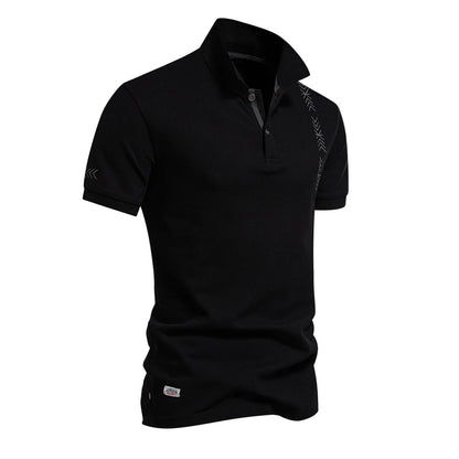 2024 New Summer 100% Cotton Polo Shirt for Men Brand Quality Embroidery Short Sleeve Mens Polos